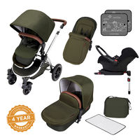 Ickle Bubba Stomp v4 Special Edition All In One Travel System With Isofix Base - Chrome - Woodland