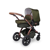 Ickle Bubba Stomp v4 Carrycot and Pushchair (Frame: Bronze, Fabric Colour: Woodland)